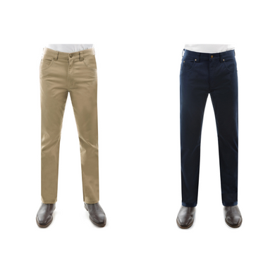HARD SLOG MENS STRETCH SLIM5 POCKET TWILL JEAN 32 INCH LEG