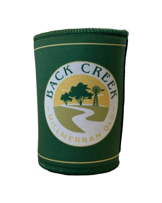 Back Creek Millmerran Logo Stubby Holder