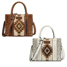 Load image into Gallery viewer, Wrangler Aztec Tooled Crossbody Bag