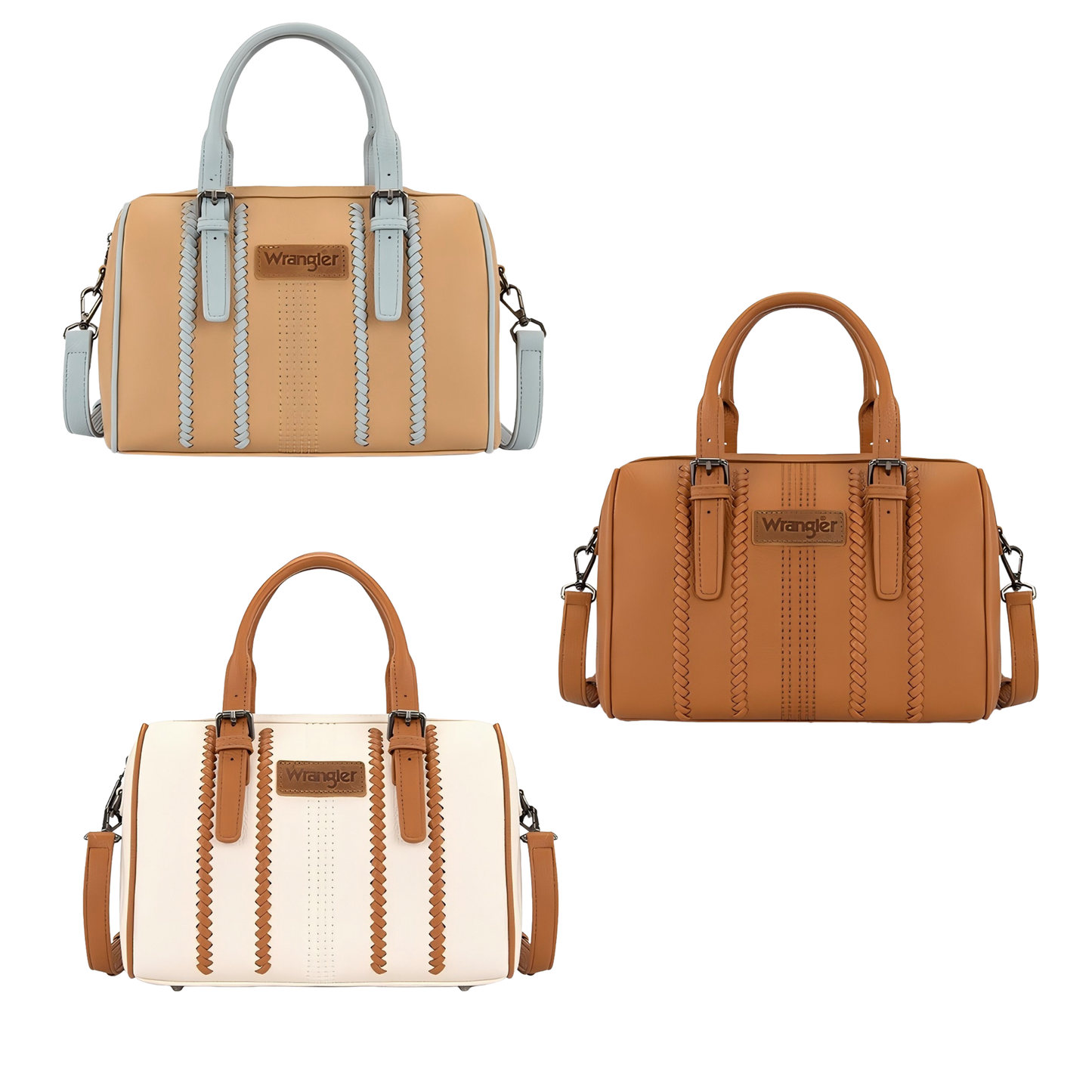 Wrangler Boston Stitch Barrel Bag