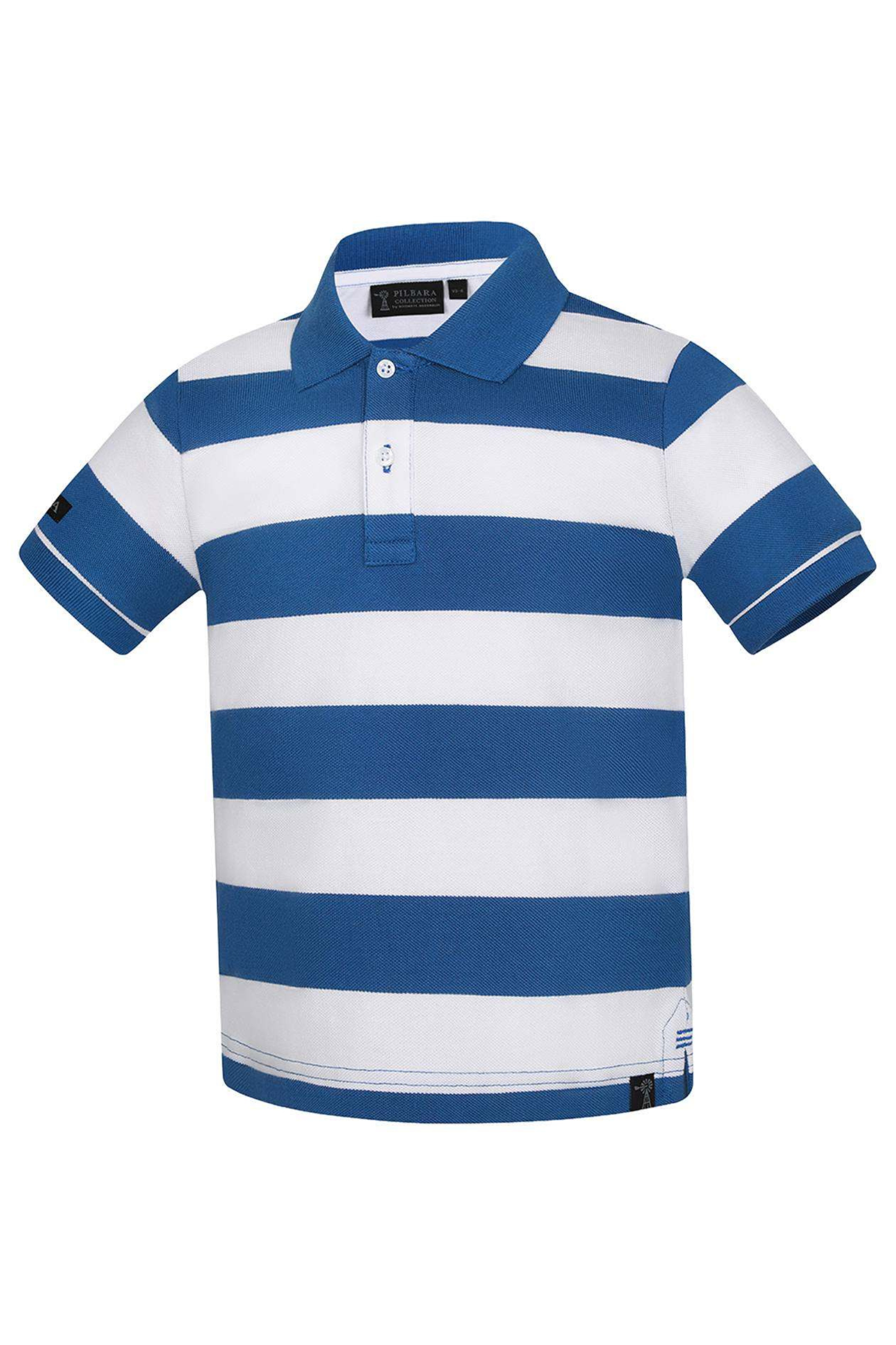Pilbara Childrens Yarn Dyed Striped Polo