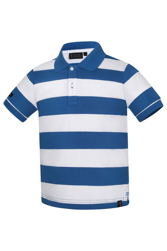 Pilbara Childrens Yarn Dyed Striped Polo