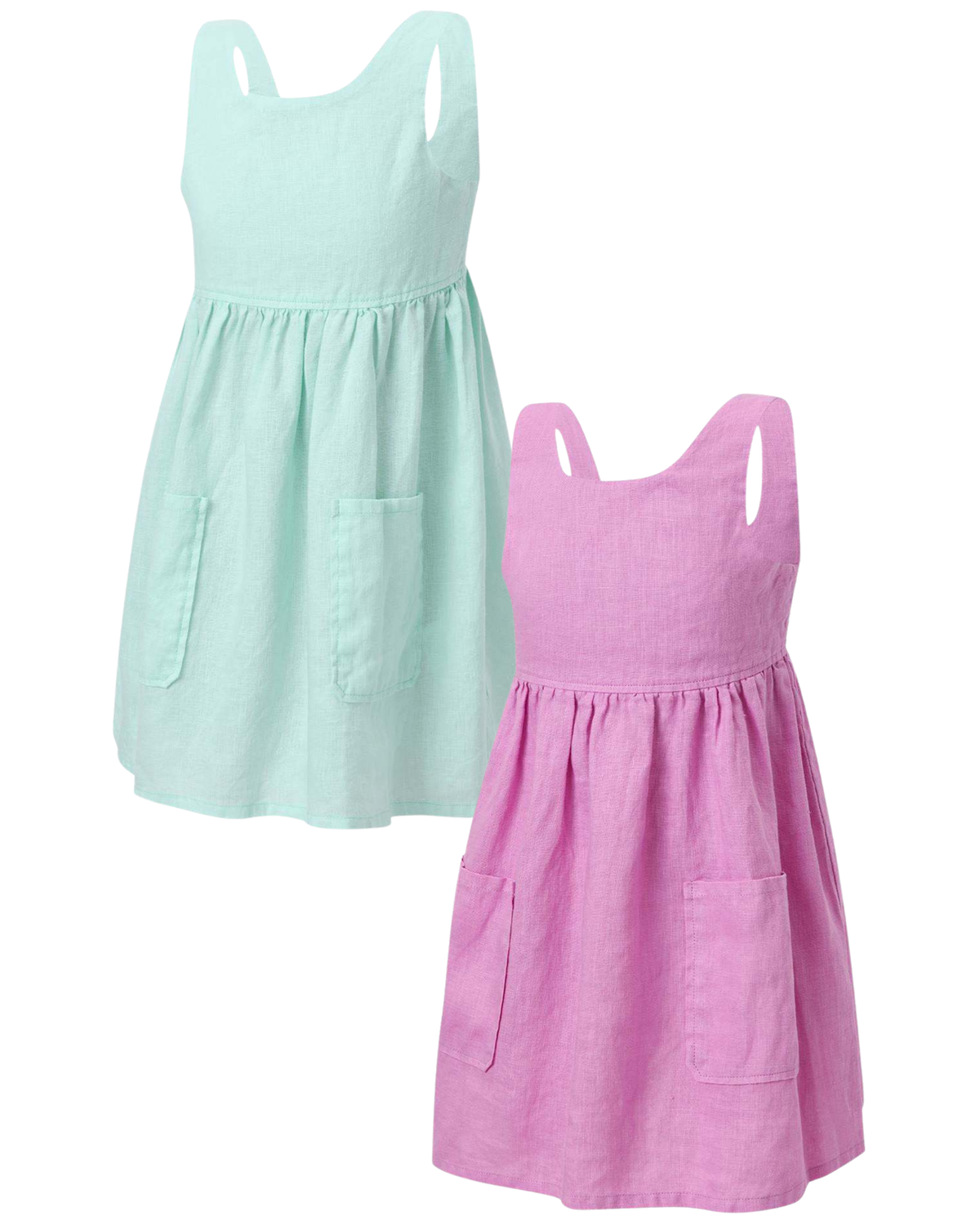 Pilbara Zoe Girls Linen Sun Dress
