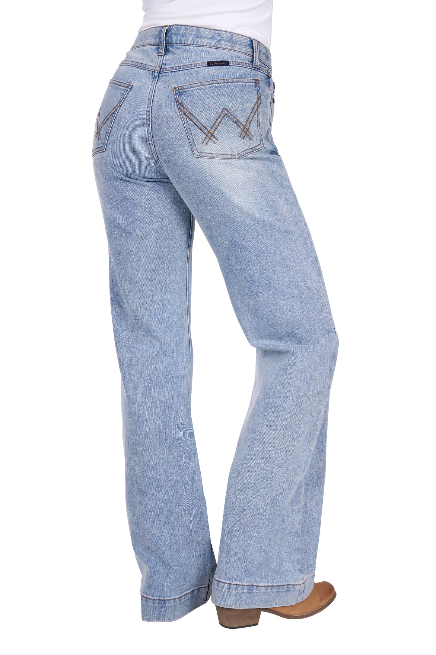 Wrangler Womens Brianna Trouser Jeans Willow 34 Inch Leg
