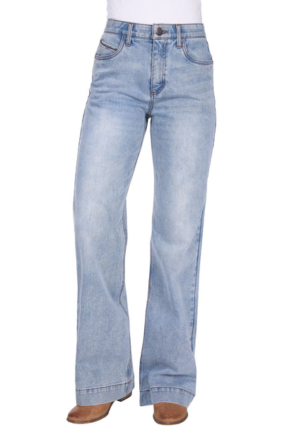 Wrangler Womens Brianna Trouser Jeans Willow 34 Inch Leg