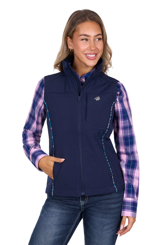 Pure Western Womens Corine Softshell Vest