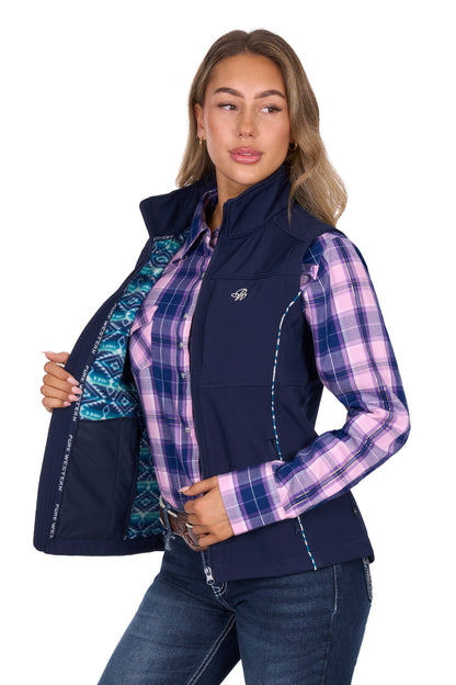 Pure Western Womens Corine Softshell Vest