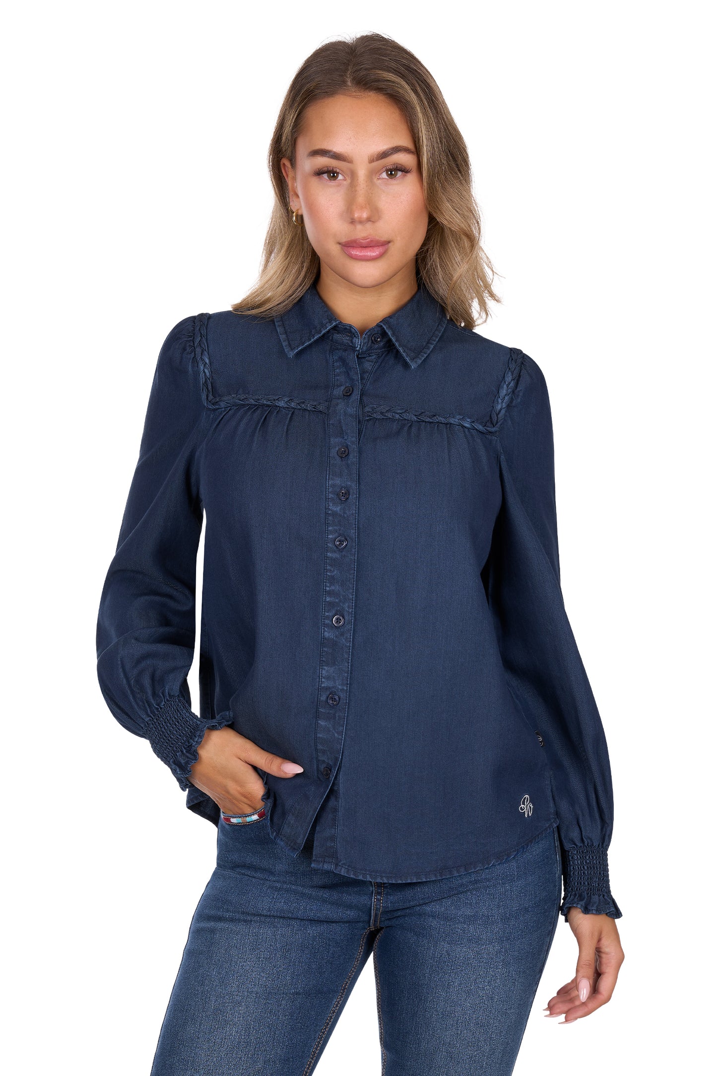 Pure Western Womens Daniela Long Sleeve Shirt