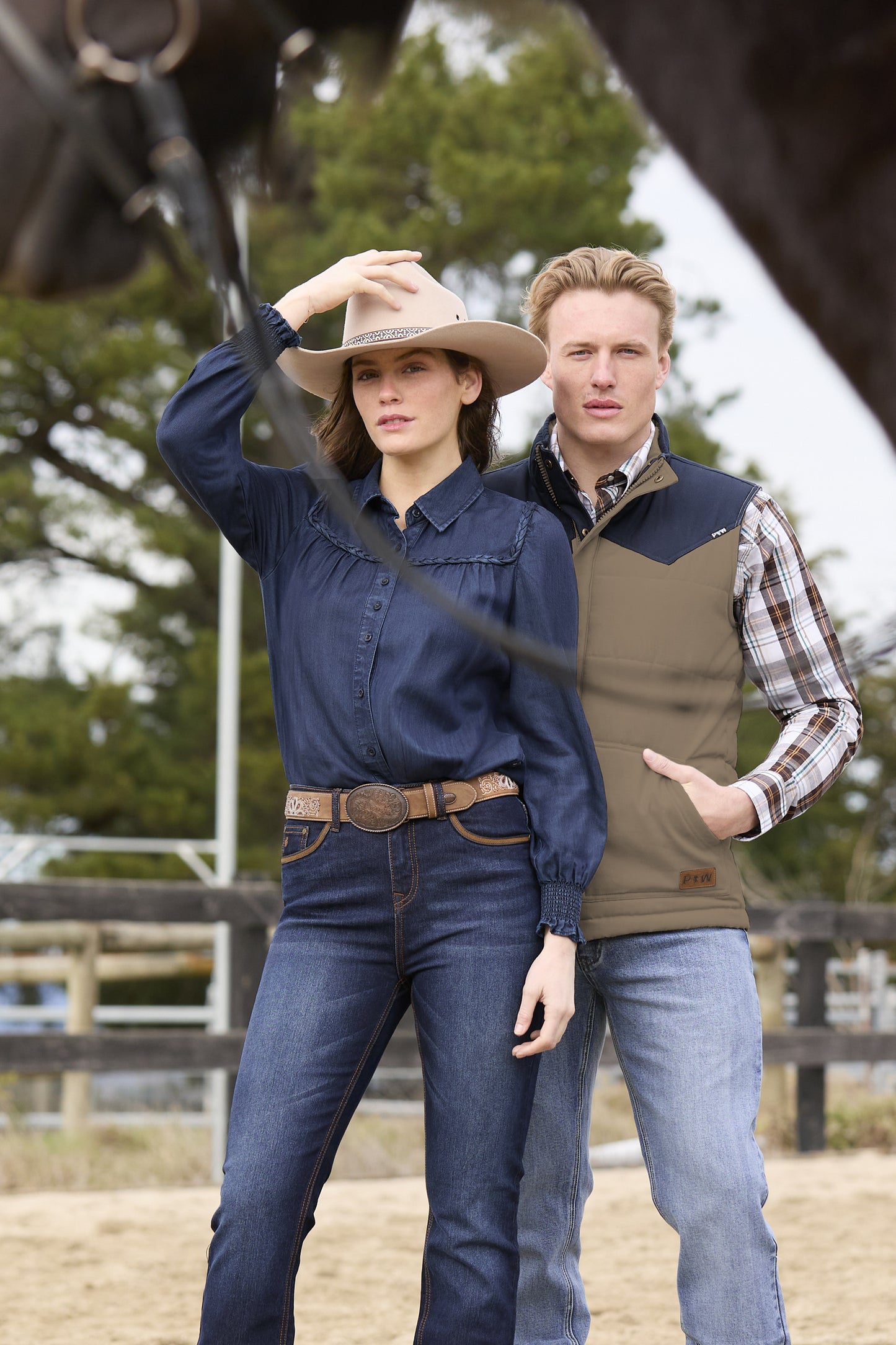 Pure Western Womens Daniela Long Sleeve Shirt