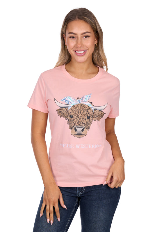 Pure Western Womens Estelle Short Sleeve Tee
