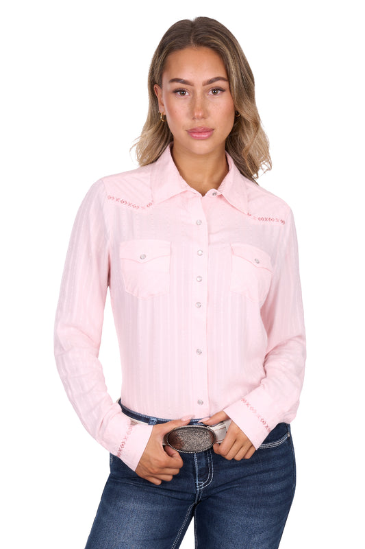 Pure Western Womens Evelyn Long Sleeve Shirt