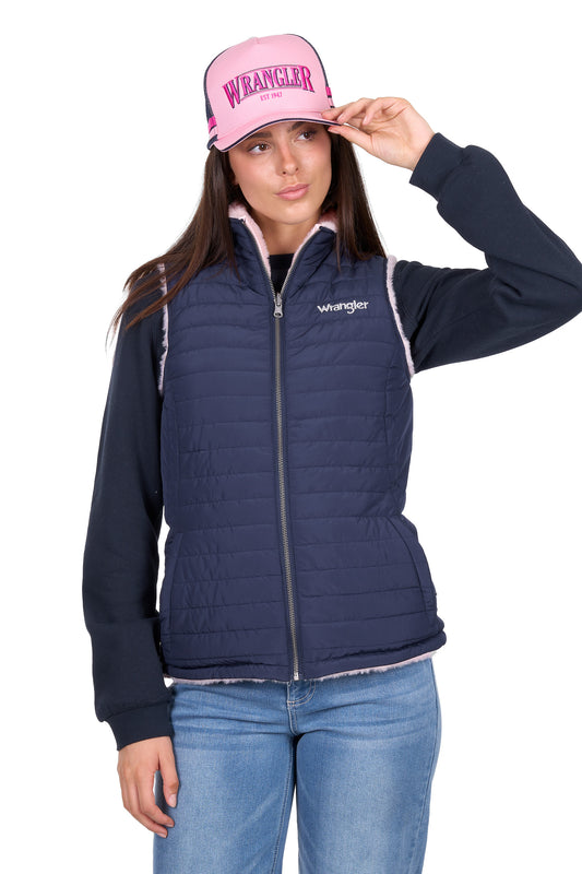 Wrangler Womens Marta Reversible Vest