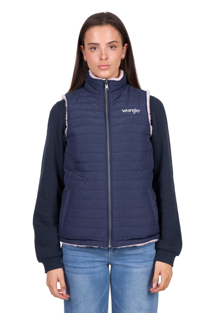 Wrangler Womens Marta Reversible Vest