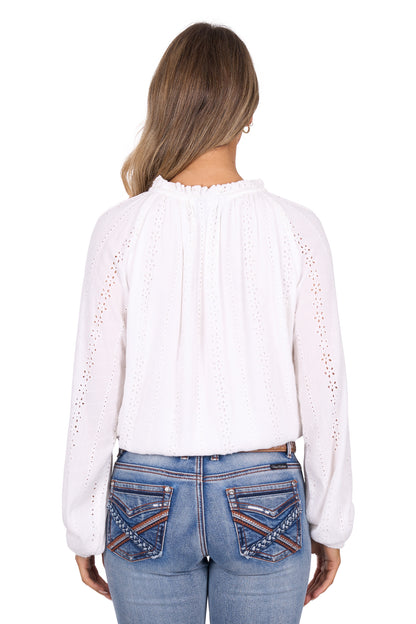 Pure Western Womens Pepper Long Sleeve Blouse