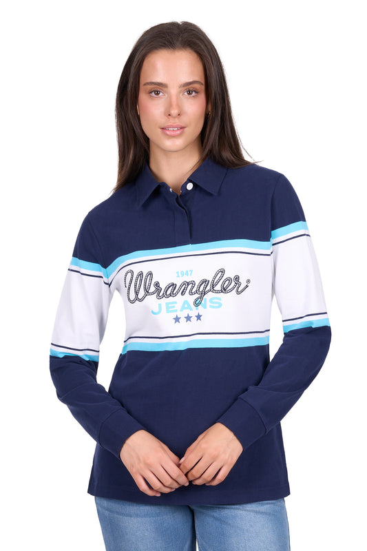 Wrangler Womens Piper Rugby Jersey