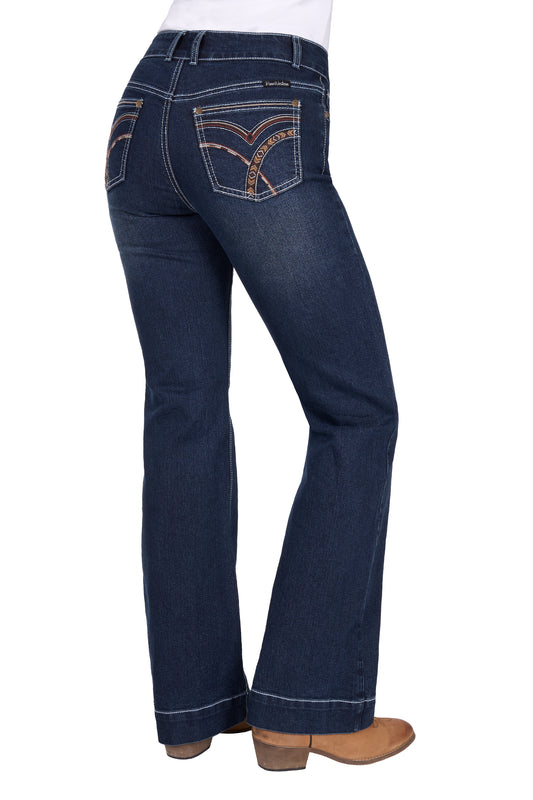 Pure Western Womens Romy Trouser Jeans 32 Inch Leg