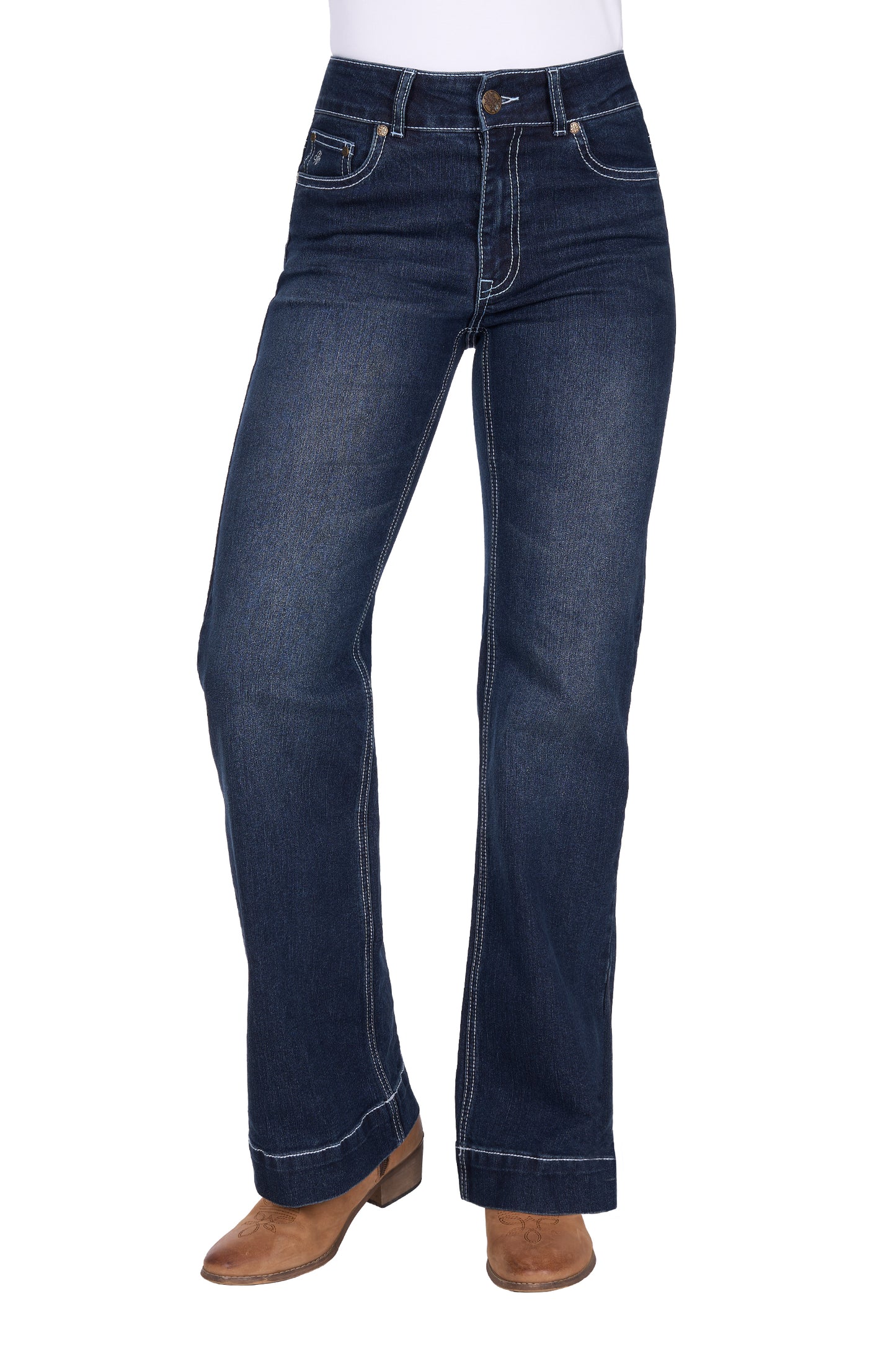 Pure Western Womens Romy Trouser Jeans 32 Inch Leg