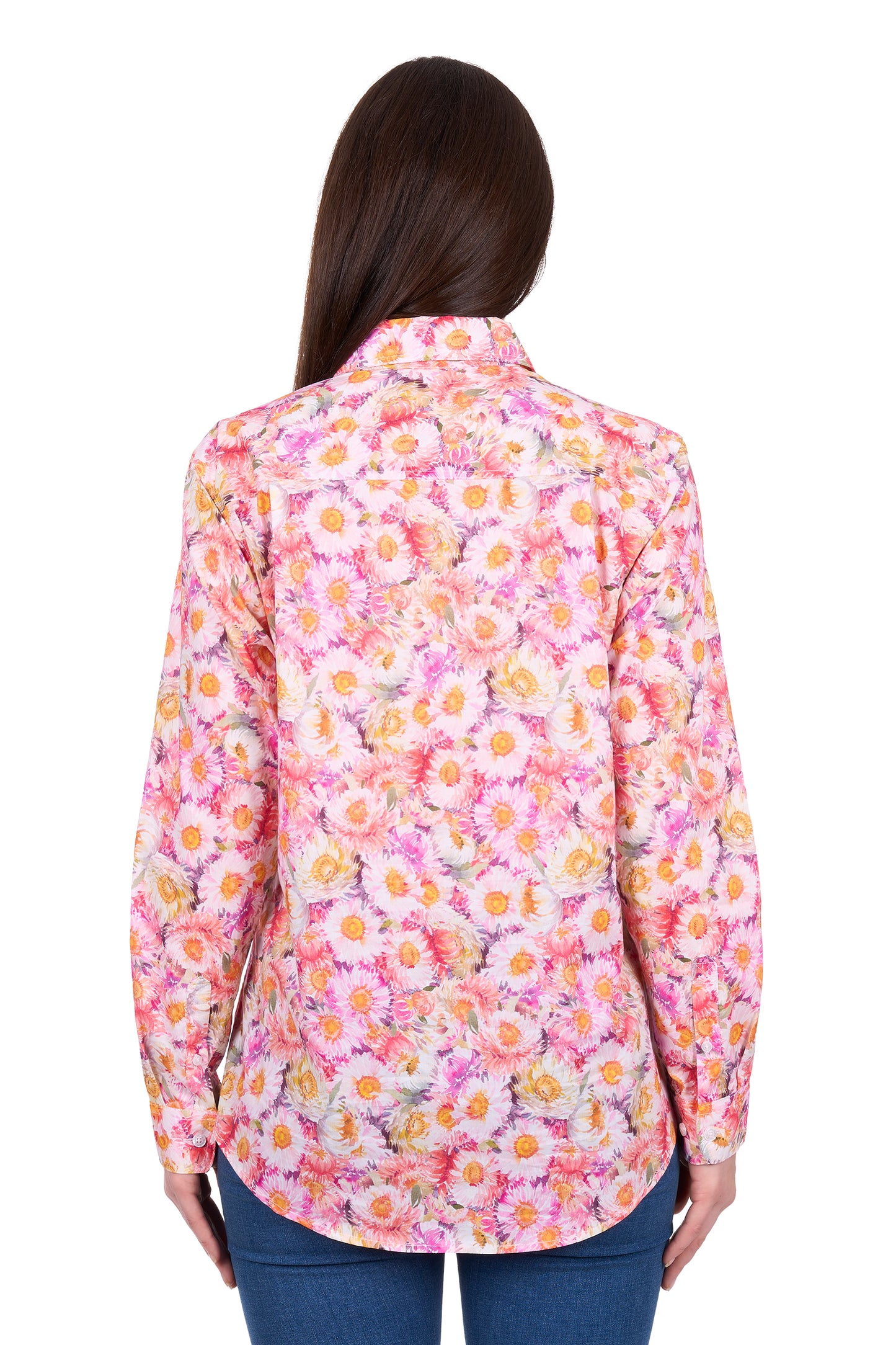 Hard Slog Womens Samira 1/2 Placket Long Sleeve Shirt