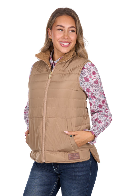 Pure Western Womens Sherri Reversible Vest