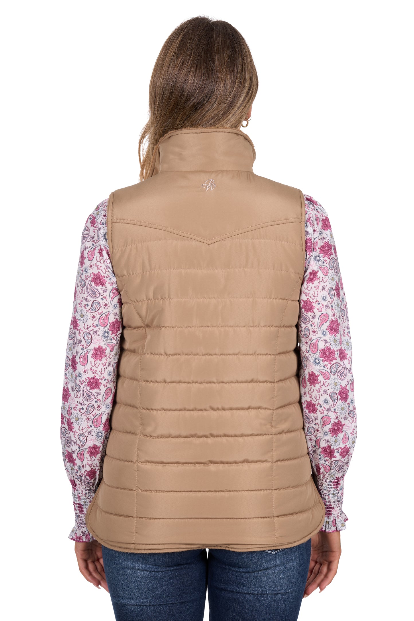 Pure Western Womens Sherri Reversible Vest