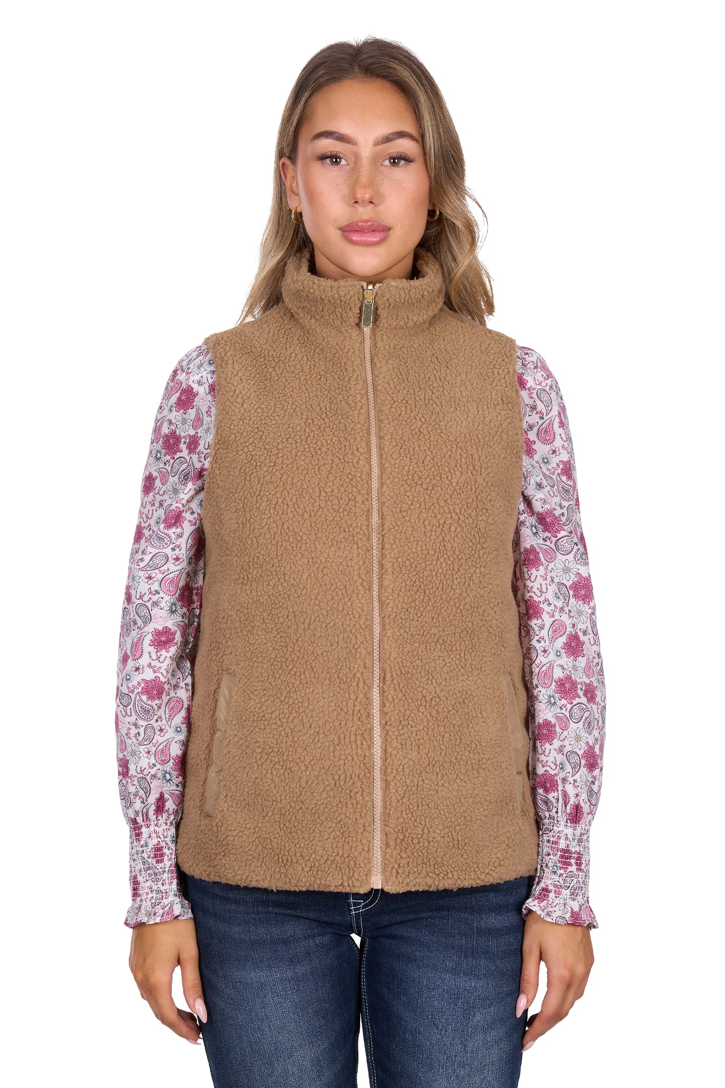 Pure Western Womens Sherri Reversible Vest