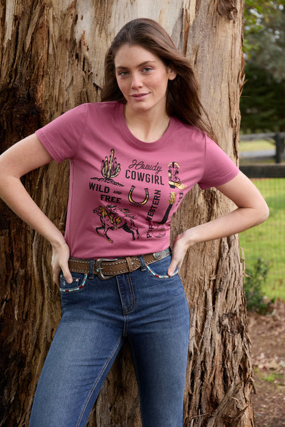 Pure Western Womens Trinity Short Sleeve Tee