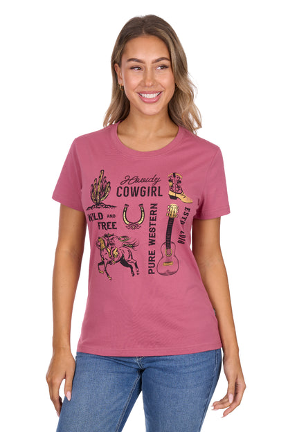 Pure Western Womens Trinity Short Sleeve Tee