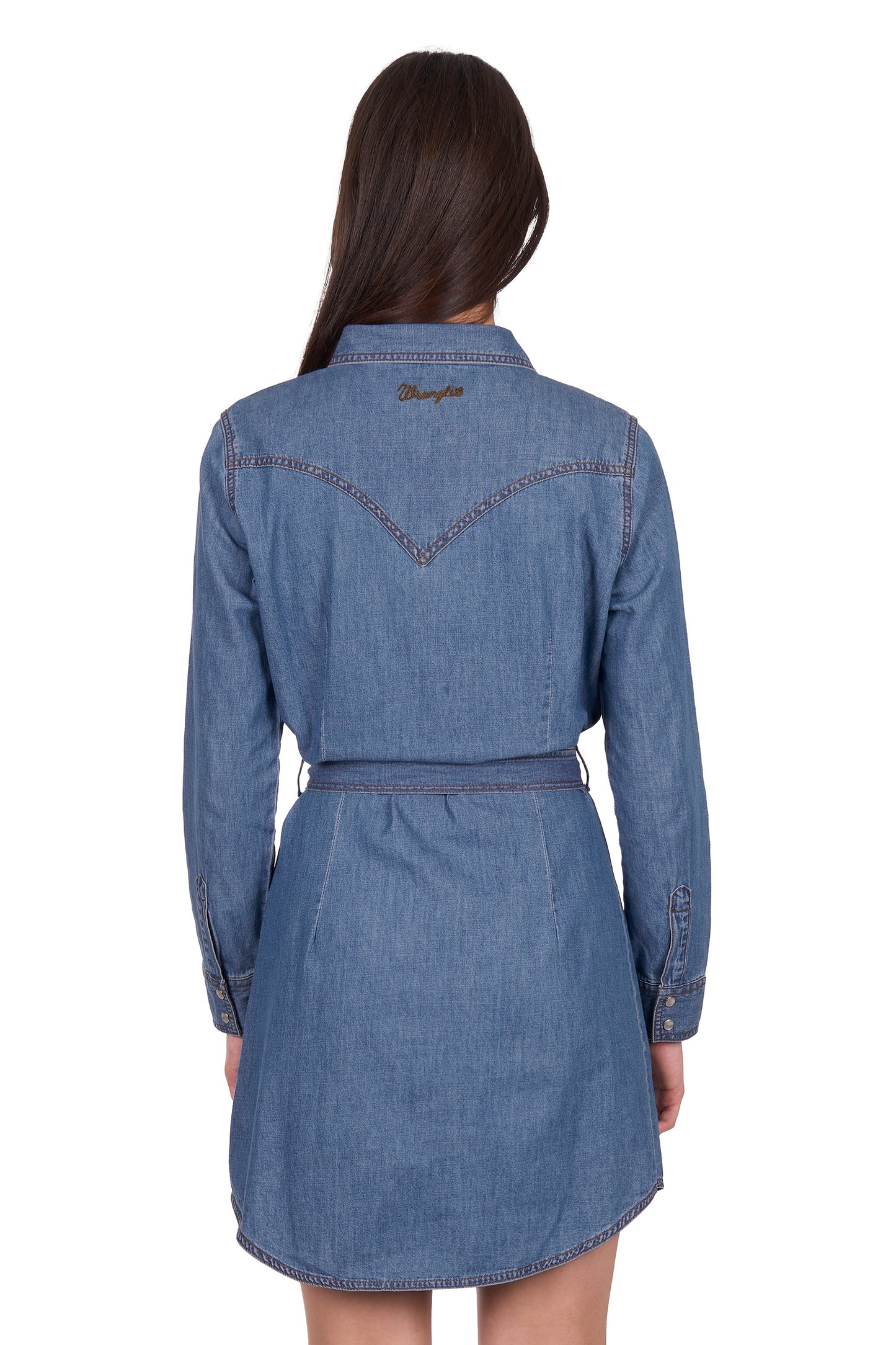 Wrangler Womens Wendy Long Sleeve Dress