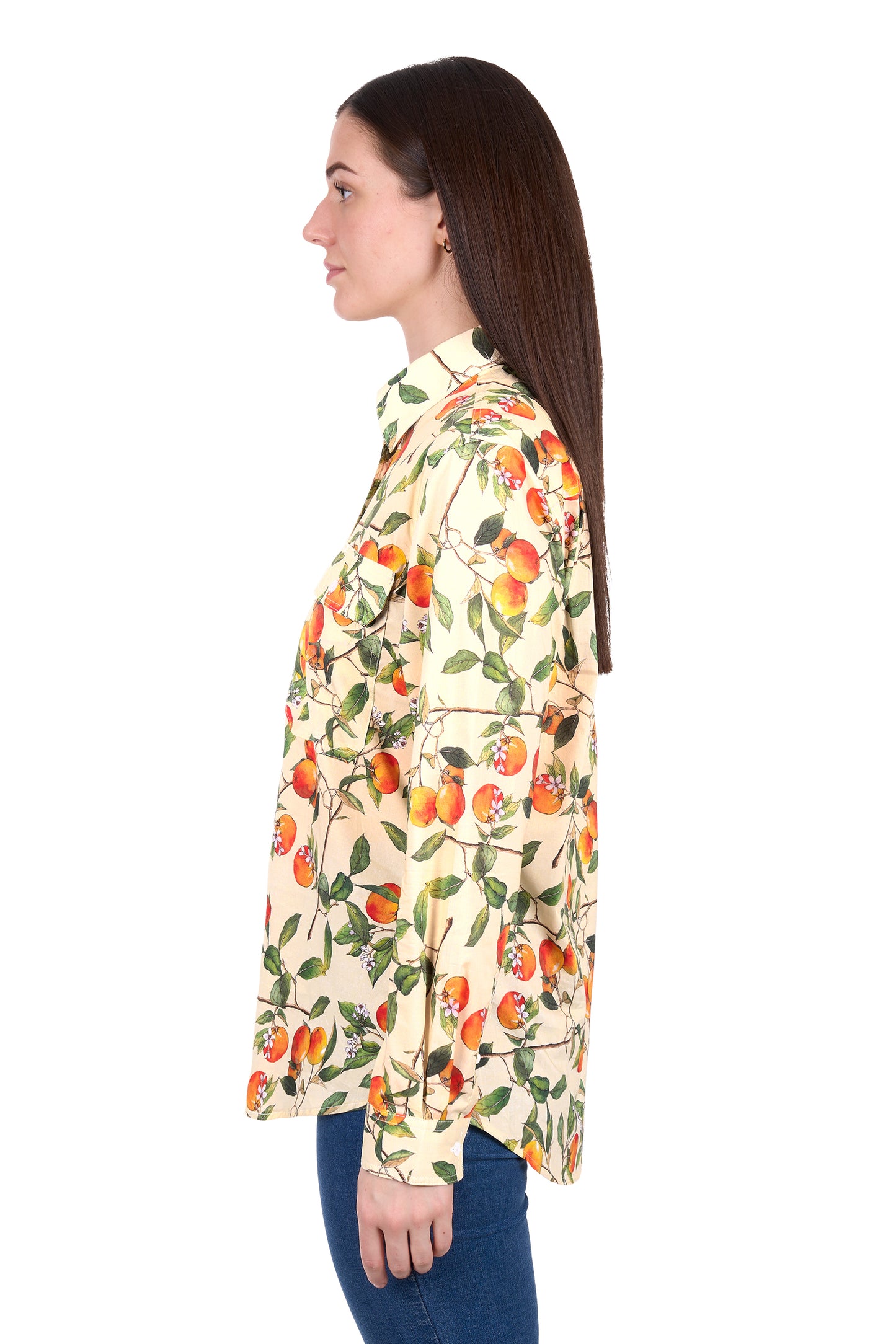 Hard Slog Womens Zia 1/2 Placket Long Sleeve Shirt