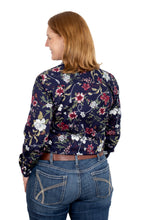 Load image into Gallery viewer, JUST COUNTRY WOMENS ABBEY FULL BUTTON PRINT WORKSHIRT