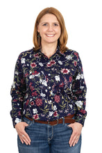 Load image into Gallery viewer, JUST COUNTRY WOMENS ABBEY FULL BUTTON PRINT WORKSHIRT
