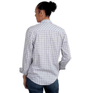 Just Country Womens Abbey Full Button Print Workshirt