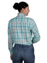 Load image into Gallery viewer, Just Country Womens Abbey Frills Full Button Print Workshirt