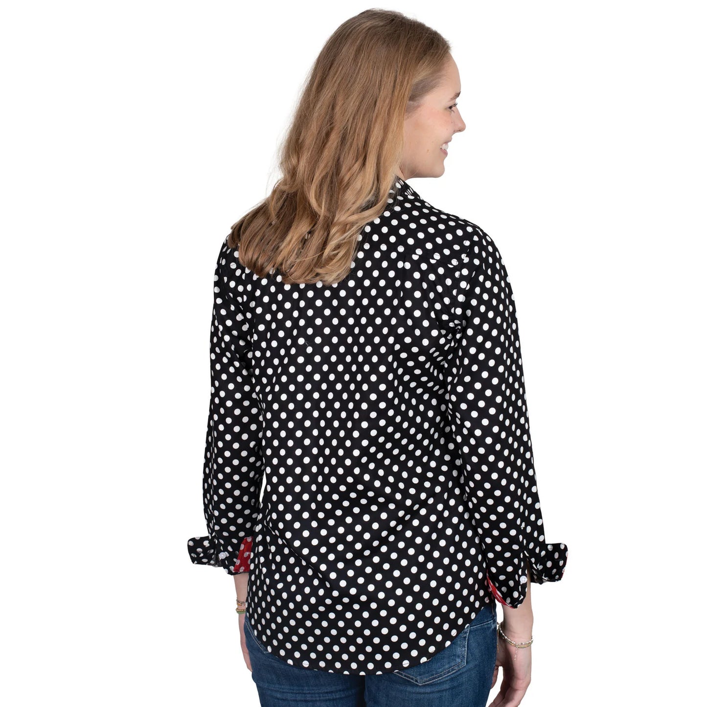 Just Country Womens Abbey Full Button Print Workshirt