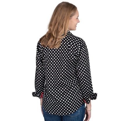 Just Country Womens Abbey Full Button Print Workshirt