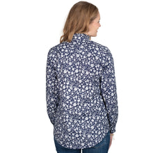Load image into Gallery viewer, Just Country Womens Abbey Frills Full Button Print Workshirt