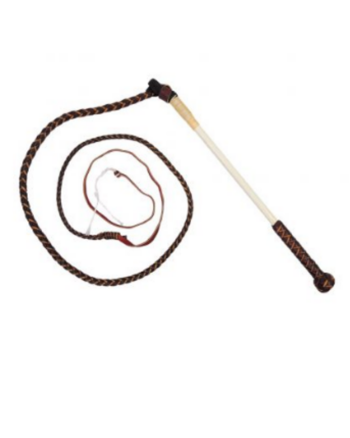 Toowoomba Saddlery 5ft Redhide Stock Whip - 4 Plait