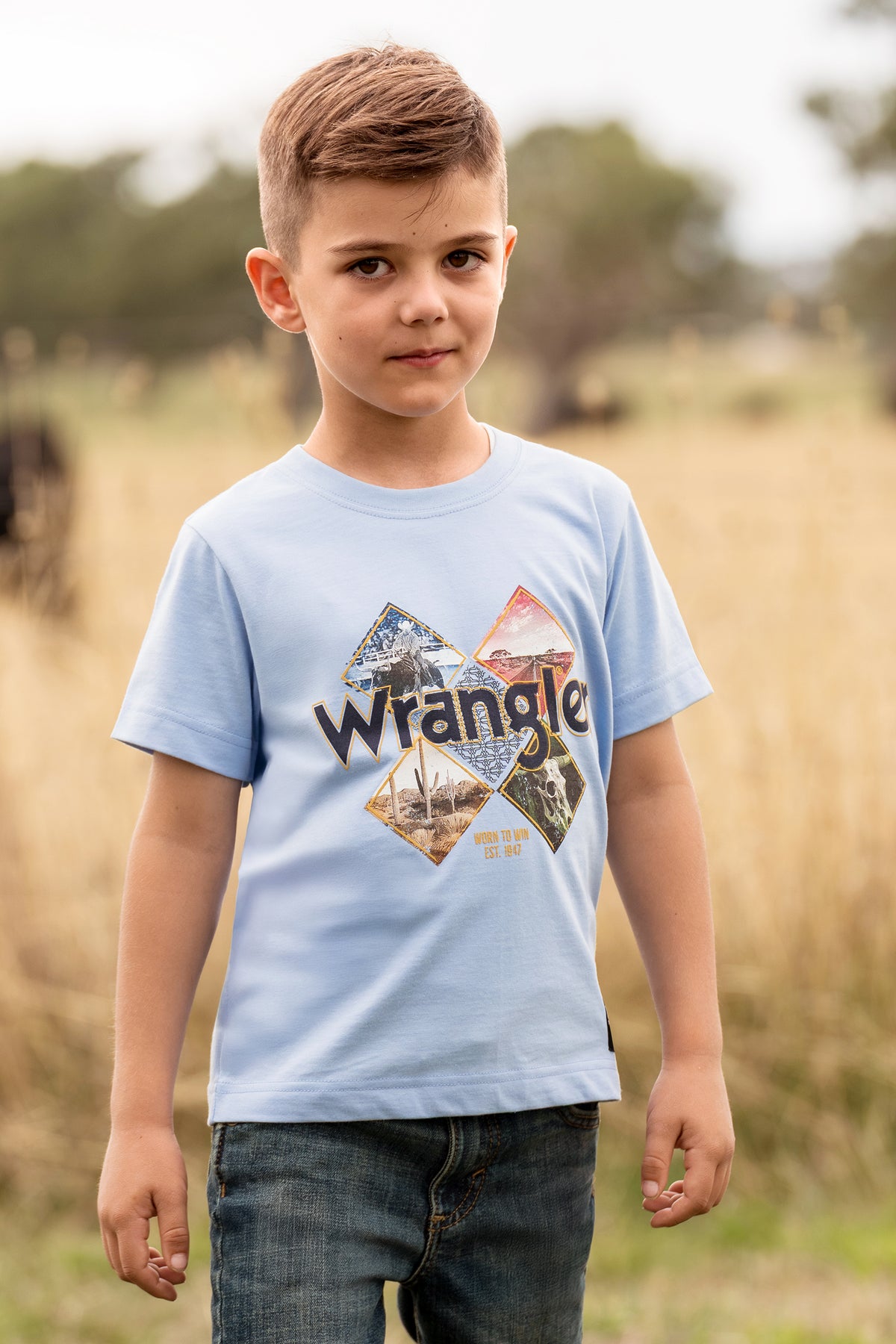Wrangler Boys Mark Short Sleeve Tee