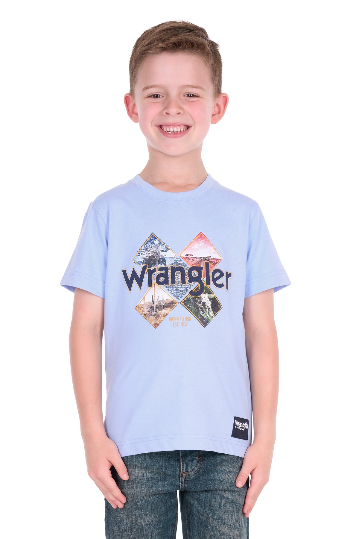 Wrangler Boys Mark Short Sleeve Tee