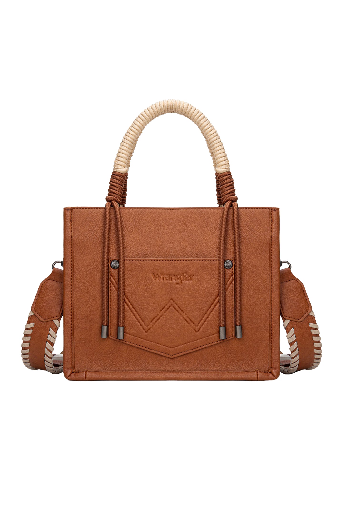 Wrangler Cow Print Tassel Crossbody Bag