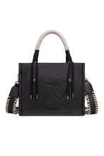Load image into Gallery viewer, Wrangler Cow Print Tassel Crossbody Bag