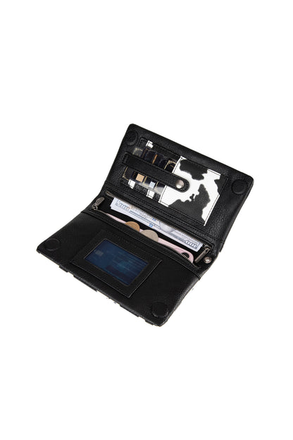 Wrangler Cow Print Wallet Crossbody Bag