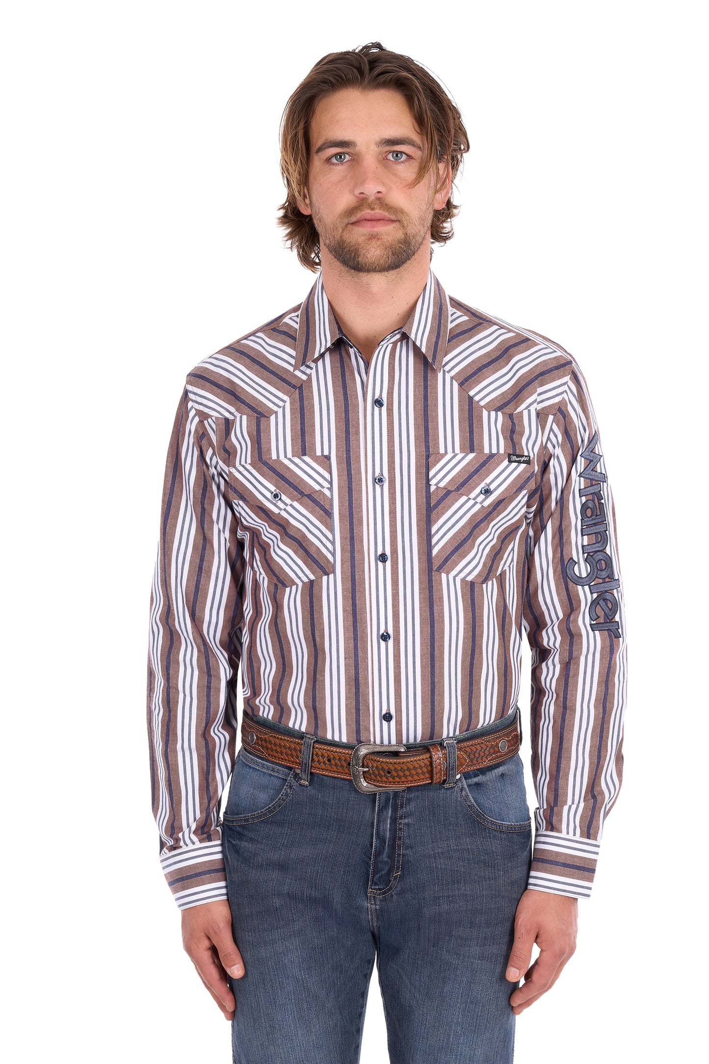 Wrangler Mens Eli Long Sleeve Shirt