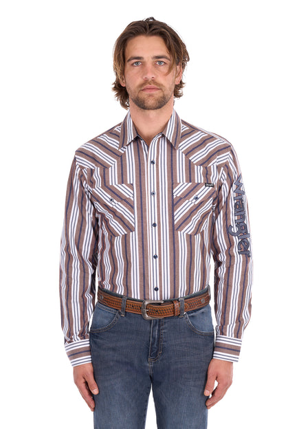 Wrangler Mens Eli Long Sleeve Shirt
