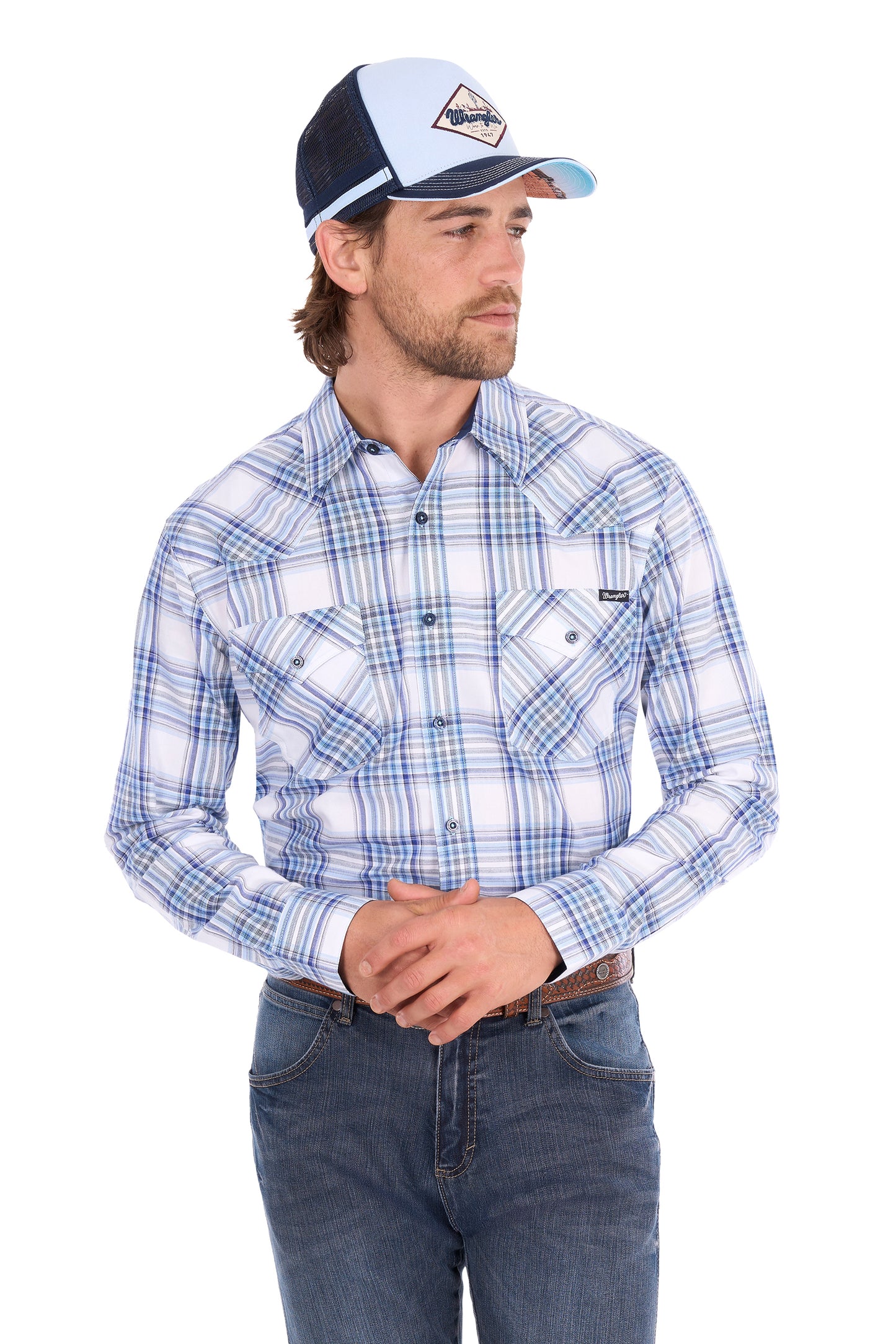 Wrangler Mens Eric Long Sleeve Shirt