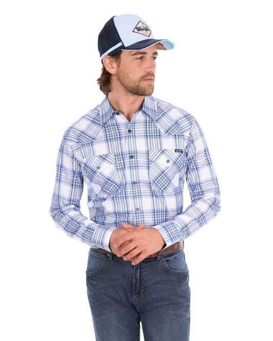 Wrangler Mens Eric Long Sleeve Shirt