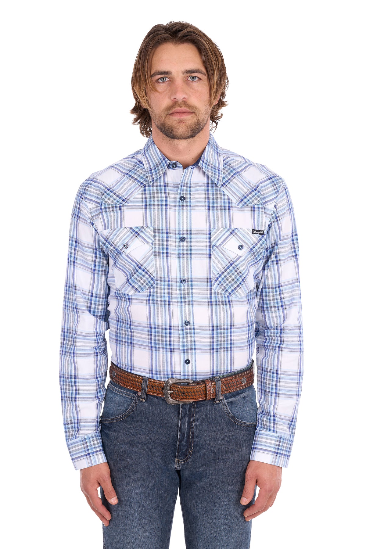 Wrangler Mens Eric Long Sleeve Shirt