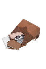 Load image into Gallery viewer, Wrangler Tooled Fringe Shoulder Bag