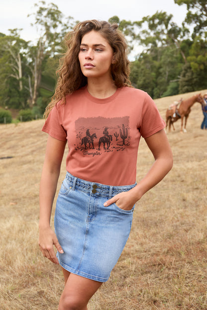 Wrangler Womens Adele Short Sleeve Tee