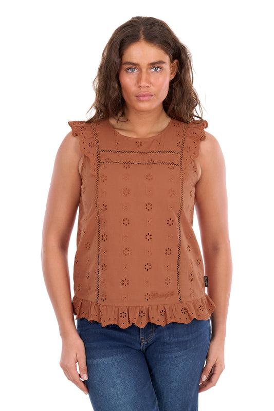 Wrangler Womens Grace Sleeveless Blouse